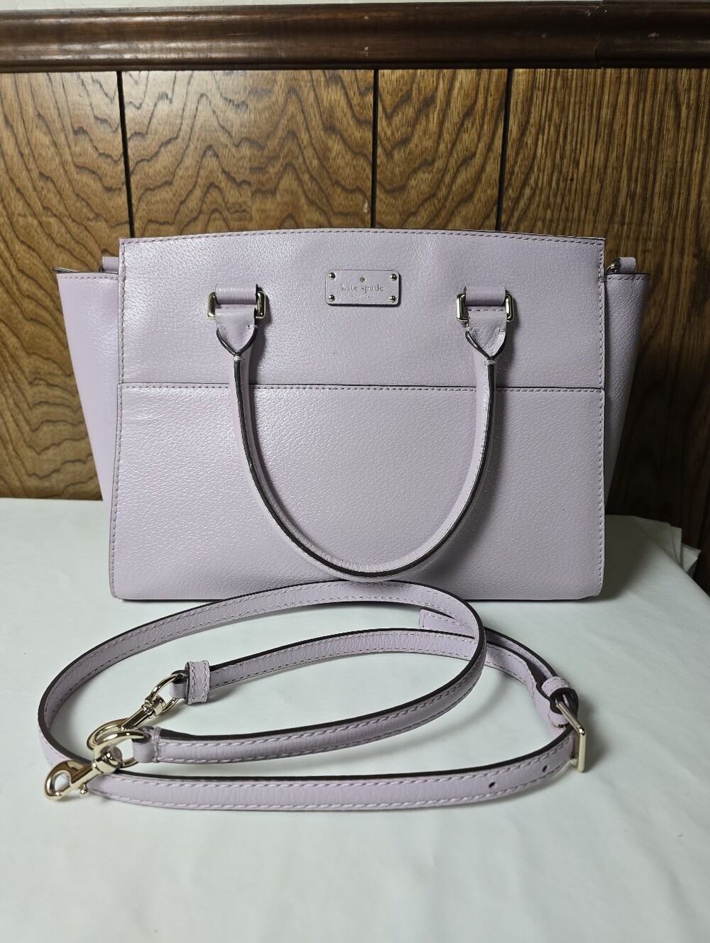 kate spade Light Lavender Leather Satchel